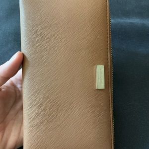 Kate spade brown leather wallet